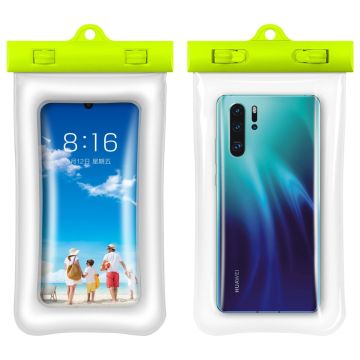 Universal waterproof pouch for 6.4 inch smartphone - Green