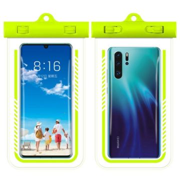 Universal waterproof pouch for 7.2 inch smartphone - Green