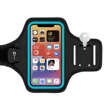 Universal fitness sports armband for 6.1 inch phone - Blue