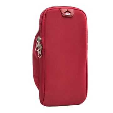 Simple fabric armband phone pouch - Red