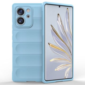 Blødt grebsformet cover til Honor 80 SE - Blå