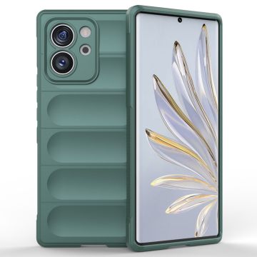 Blødt grebsformet cover til Honor 80 SE - Grøn