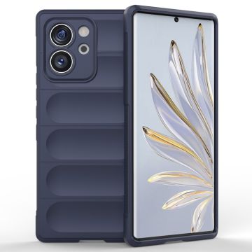 Blødt grebsformet cover til Honor 80 SE - Blå