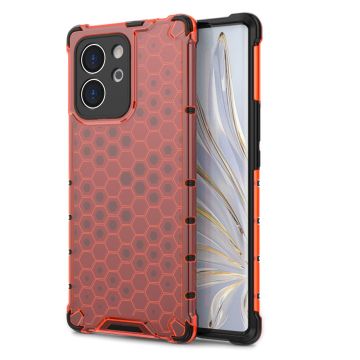 Bofink Honeycomb Honor 80 SE Etui - Rød