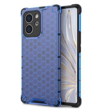 Bofink Honeycomb Honor 80 SE Etui - Blå