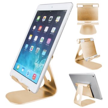 Universal foldable tablet desktop holder - Gold