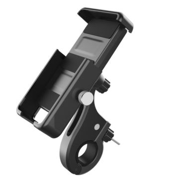 Universal QX-21 telefonholder til cykelstyr i aluminium - Sort