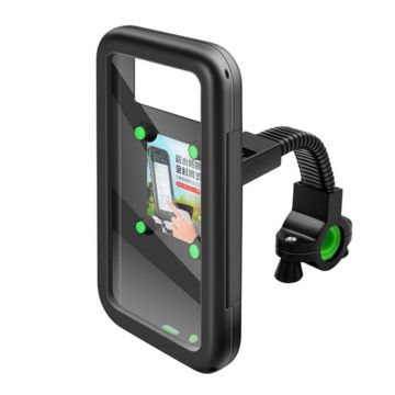 Bicycle handlebar phone mount holder