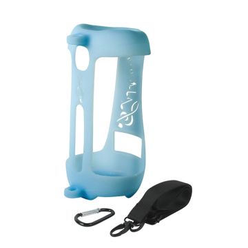 JBL Pulse 5 silicone cover with strap and carabiner - Blue