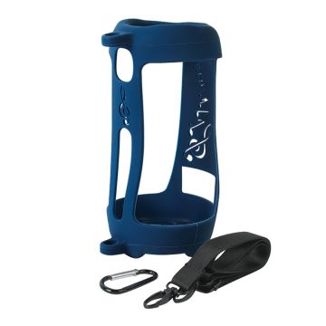 JBL Pulse 5 silicone cover with strap and carabiner - Navy Blue