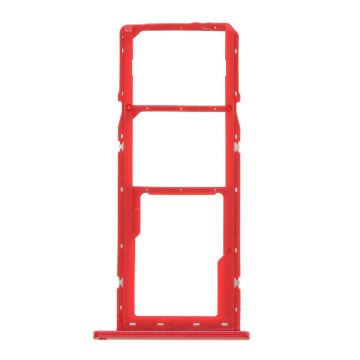 Samsung Galaxy A01 OEM sim card tray holder part - Red