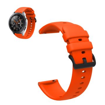 22mm Universal sporty silikone urrem - Orange