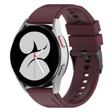 20mm Universal silicone watch strap - Wine Red