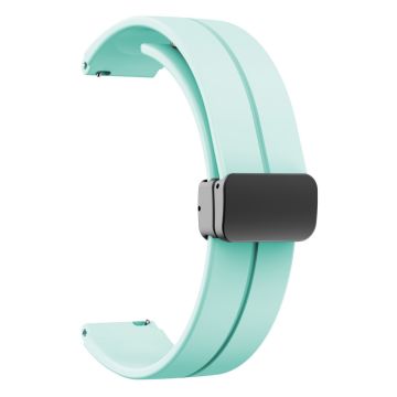 16mm silicone strap with black buckle for Keep / Huawei / Timex watch - Light Green