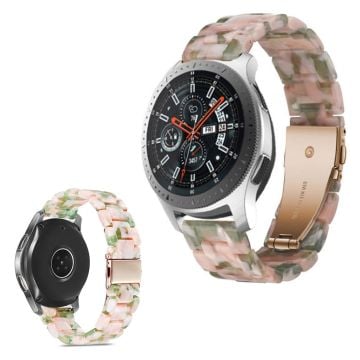 Resin design rem til Huawei Watch GT devices - pink / grøn