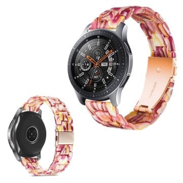 Resin design rem til Huawei Watch GT devices - pink / gul