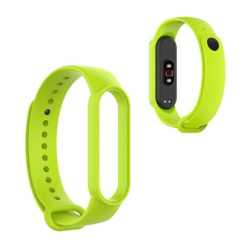 Xiaomi Mi Smart Band 6 / 5 blank silikone-urrem - Limegrøn