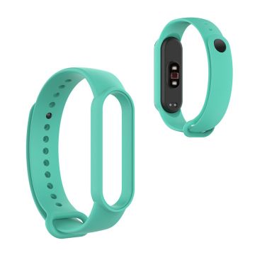 Xiaomi Mi Smart Band 6 / 5 blank silikone-urrem - Blågrøn