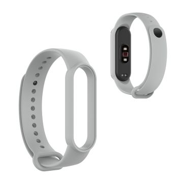 Xiaomi Mi Smart Band 6 / 5 blank silikone-urrem - Grå