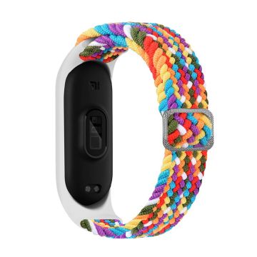 Xiaomi Mi Band 7 / 6 / 5 elastisk nylon-urrem - Regnbue