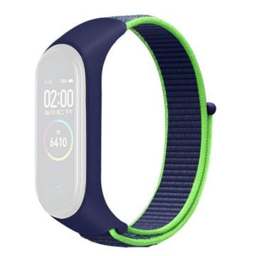 Xiaomi Mi Band 7 / 6 / 5 nylon urrem - Lime