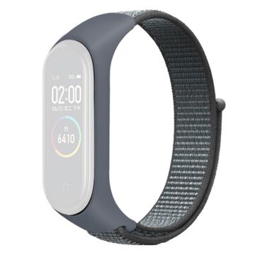 Xiaomi Mi Band 7 / 6 / 5 nylon urrem - Grå