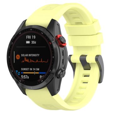 26 mm silikone-urrem til Garmin-ur - Gul