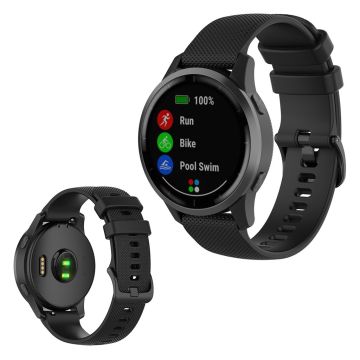 Garmin Vivoactive 4 silikone urrem - Sort