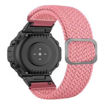 Amazfit T-Rex Pro / T-Rex / Ares fleksibel nylon urrem - Lyserød