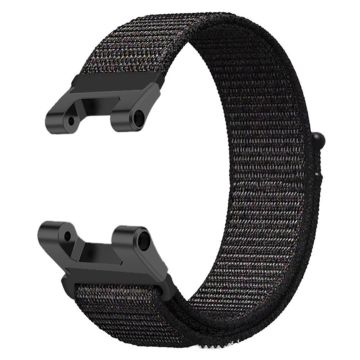 Amazfit T-Rex Pro / T-Rex / Ares elastisk nylon urrem - Sort