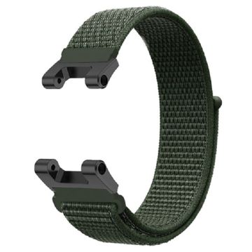 Amazfit T-Rex Pro / T-Rex / Ares elastisk nylon urrem - Militærgrøn